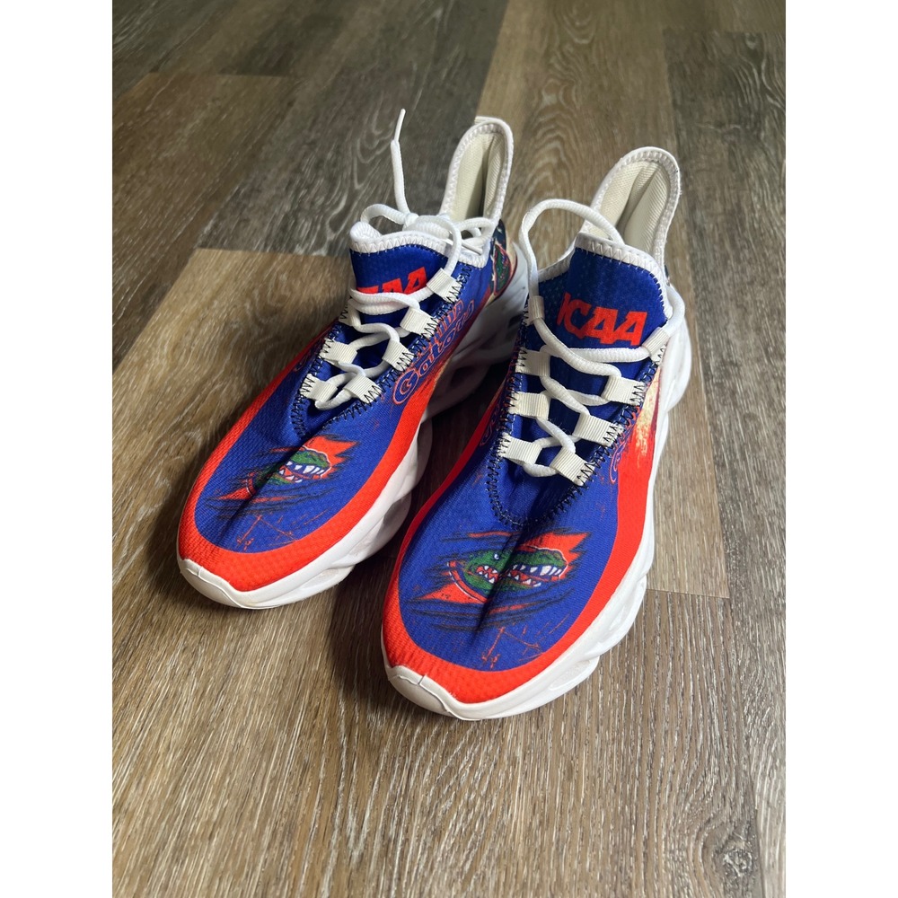NCAA Florida Gators Sneakers Mens Size 7.5 Blue Orange Patriotic Chunky Trainers